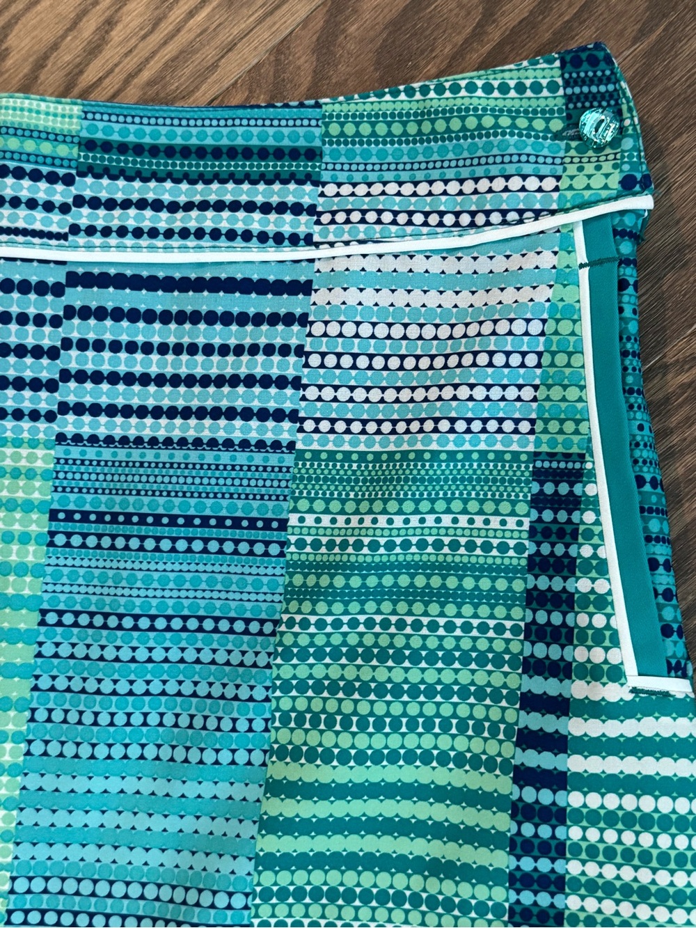 EP Pro Turquoise Patterned Skort - Picture 3 of 6